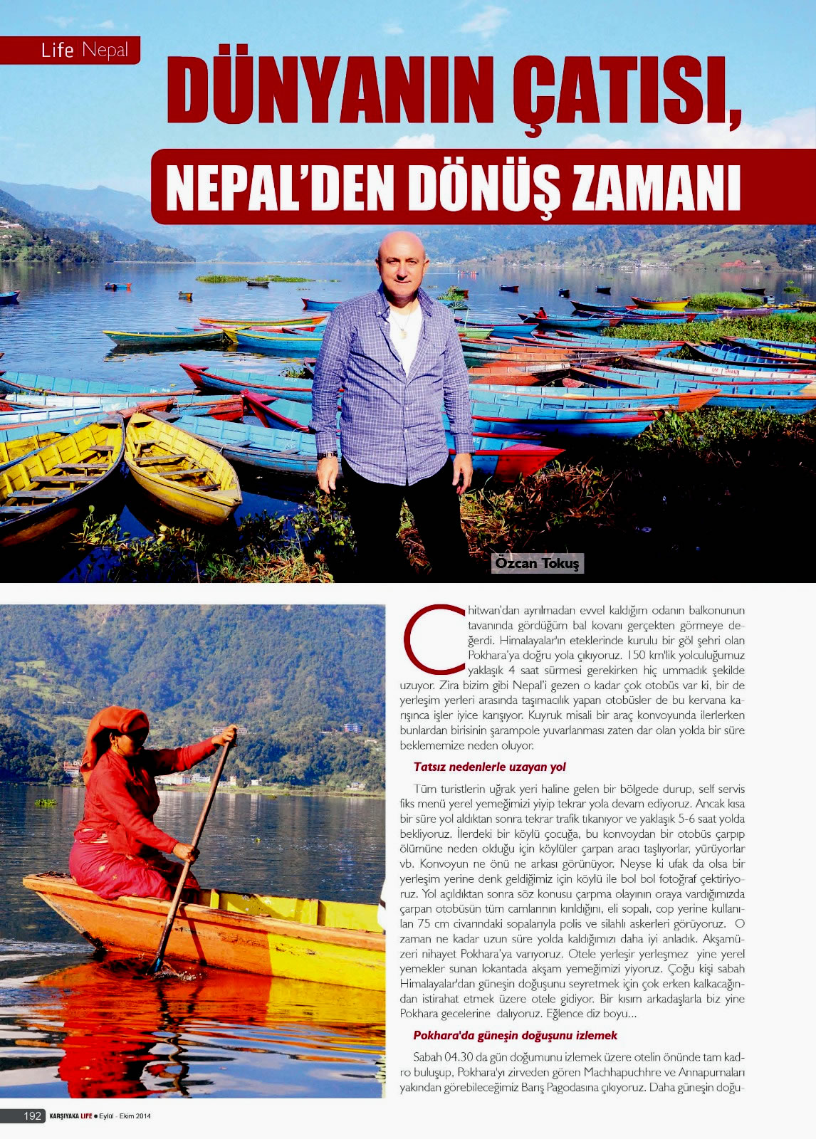 Nepal'den dönüş zamanı